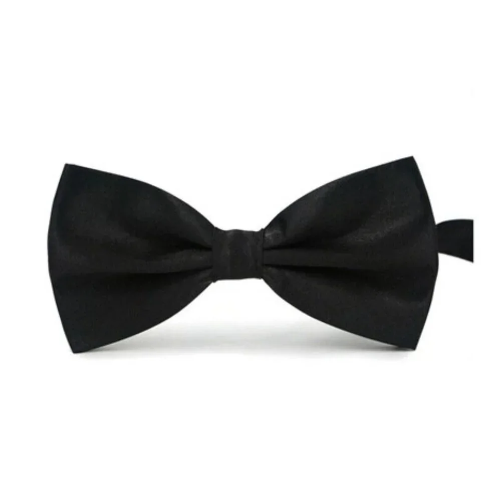 NEW Lot of 4x Satin Clip Bow-Ties - Adjustable - Multiple Colors Available!
